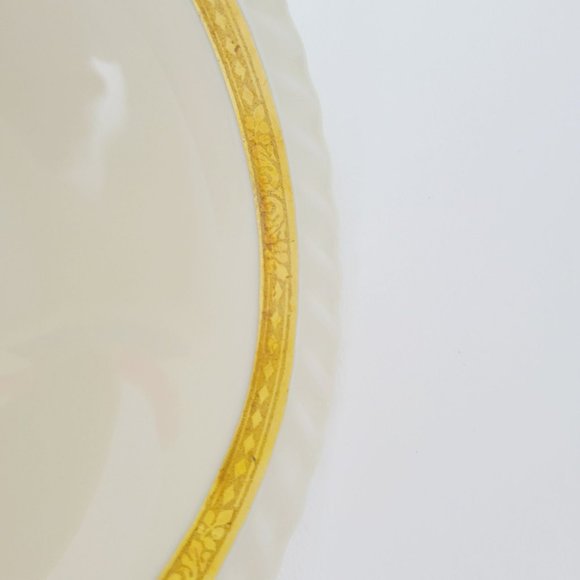 Krautheim Large Oval Platter La Marquise Selb Bavaria Gold Trim Floral Center - Picture 5 of 10